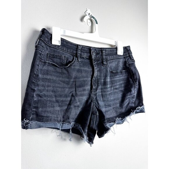 Universal Thread High Rise Black Denim Shorts Womens 6 Jean 3in inseam - Picture 6 of 11